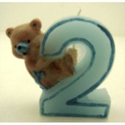 Second Birthday Candle