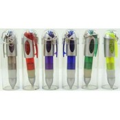 Assroted Color Space Pen with keychain