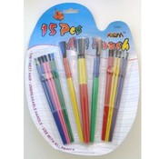 15 Piece Art Brush Set