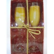 Champagne Flute Candles for Two