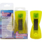 Digital Sand Bottle Timer &amp; Clock - Yellow