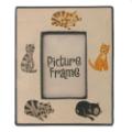 Hand Painted Ceramic Cat 4"x 6" Photo Frame