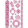 Temporary Tattoos: Sparkle! Glitter Hearts