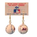New York Mets Fan-Tastic Baseball Earrings