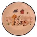Hand-Painted 10" Dog Plate