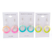 Shell and Crystal Chandelier Earrings