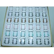 108 Pair Assorted Color Pearl Earrings in Display