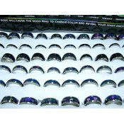 120 Mood Rings Wedding Band Style