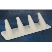 4 Finger Ring Display | White