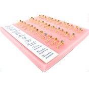 36 Piece Birthstone Ring Box