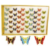Assorted Butterfly Rhinestone Rings