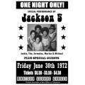 Jackson Five -11 x 17 - Rock Concert Poster