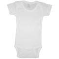 Preemie White Short Sleeve One Piece / Onesie