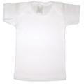 Baby White Micro Fiber InterlockLap T- Shirt
