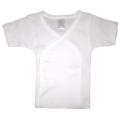 White Side Snap Short Sleeve Shirt