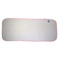 Burp Cloth - White With Pink Binding