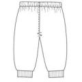 Infant Pants with Elastic Waist - White
