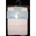 Interlock Receiving Blanket - White