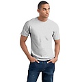 Men's Poly/Cotton T-Shirts - Gray