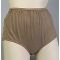 Women's Poly/Cotton Panties - Brown