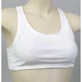 Women's White Sports Bra
