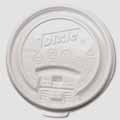 Dixie Tear-Back Plastic Lid - Fits 8 oz Hot Cups