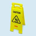 Folding Floor Signs - "Caution" in Multilingual