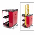 Ladder Cart with Cabinet