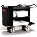 High-Capacity Metal Housekeeping Cart