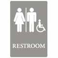 "Restroom" (Accessible Symbol) ADA Signs