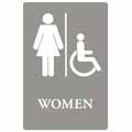 "Women HC" (Accessible Symbol) ADA Signs