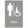 "Men HC" (Accessible Symbol) ADA Signs