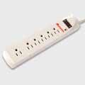 Six-Outlet Surge Protector Strip