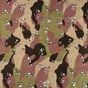 Desert Camouflage Bandanas - Dozen Packed 22x22