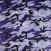 Light Blue Camouflage Bandanas - Dozen Packed 22x2
