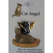 Cat Angel Pins