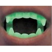 Glow in the dark vampire fangs