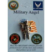 Military Angel Pins