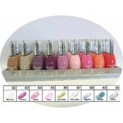 La Femme Nail Polish Silver Cap Tray #10