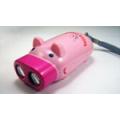 Animal Friends Dynamo Flashlight - Pink