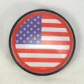 American Flag F/Optic LED Badge