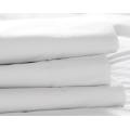 Bed Sheets - Queen, Fitted, White, T-180, 60" x 80