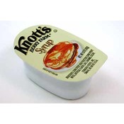 Knotts Berry Farm maple flavor syrup (1.5 oz cup)