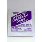 Safetec Cut &amp; Scrape Cleaner Wipe
