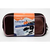 Do Good Mini JetSet Travel Kit - BROWN/Pink trim