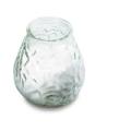 Clear Glass Lowboy Candle Holder