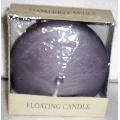 3 1/2" Grey Floating Candle