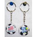 New England Revolution Soccer Keychain