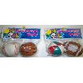 2 Stuffed Ball Toys