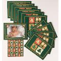 Evergreen &amp; Gold Photo Greeting Card